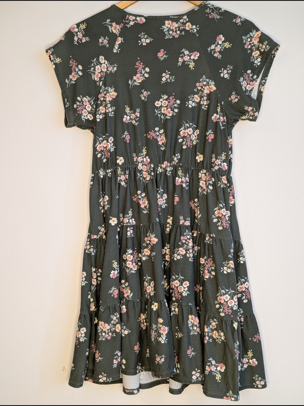 No Boundaries Floral Tiered Babydoll Dress - Picture 2 of 5